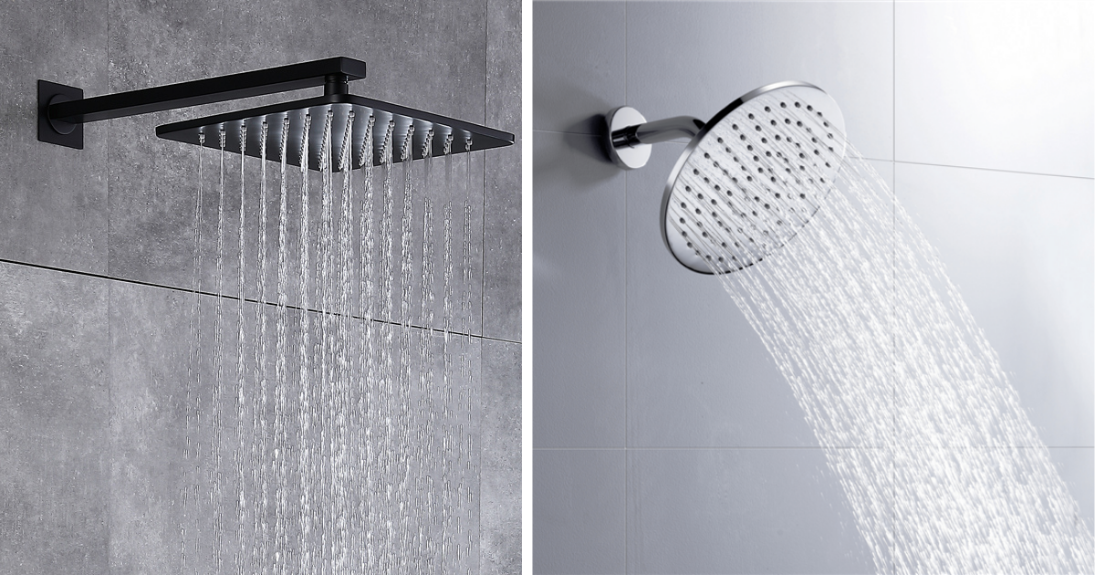 Round Vs. Square Which Shower Head To Choose?